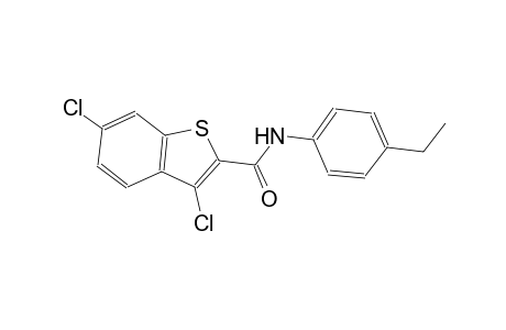 3,6-dichloro-N-(4-ethylphenyl)-1-benzothiophene-2-carboxamide