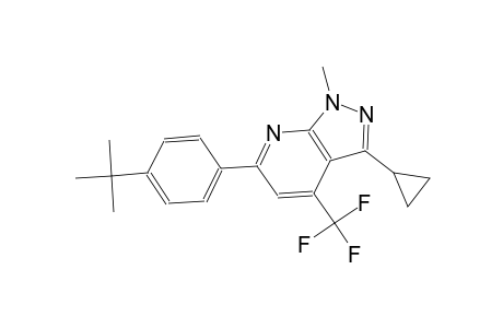 6-(4-tert-butylphenyl)-3-cyclopropyl-1-methyl-4-(trifluoromethyl)-1H-pyrazolo[3,4-b]pyridine