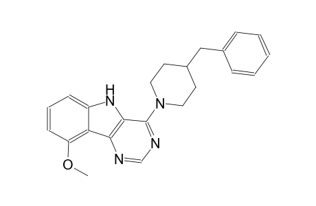 4-(4-benzyl-1-piperidinyl)-5H-pyrimido[5,4-b]indol-9-yl methyl ether