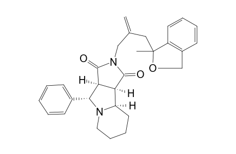 2-[2-(1-Methyl-1,3-dihydro-isobenzofuran-1-ylmethyl)allyl]-8-phenyl-1,2,3,3a.alpha.,4.beta.,6,7,8,9,9a.alpha.,9b.alpha.-decahydro-1H-pyrrolo[3,4-a]pyrrolizine-1,3-dione