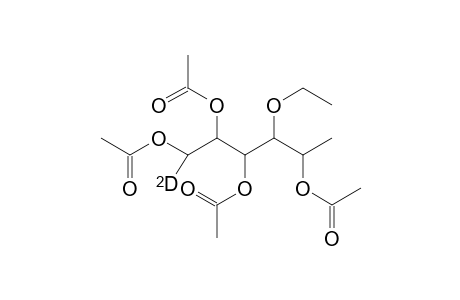 4-0-Ethyl-6-deoxyhexitol 1,2,3,5-tetraacetate (1-D)