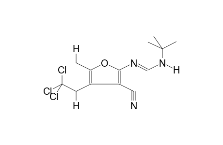 (E)-N2-5-METHYL-4-(2,2,2-TRICHLOROETHYL)-3-CYANOFUR-2-YL-N1-TERT-BUTYLFORMAMIDINE (ISOMER 1)