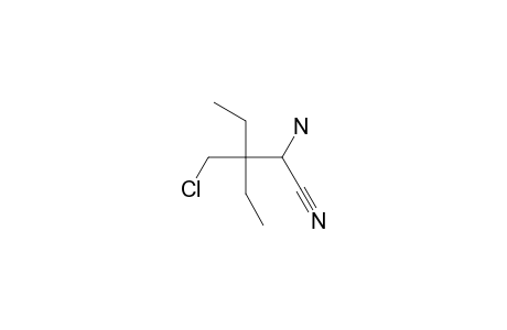 2-amino-3-(chloromethyl)-3-ethyl-valeronitrile