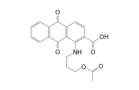 2-anthracenecarboxylic acid, 1-[[3-(acetyloxy)propyl]amino]-9,10-dihydro-9,10-dioxo-