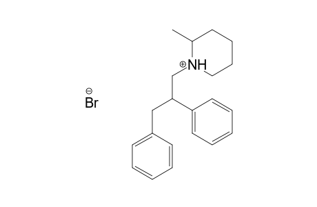 Piperidine, 1-(2,3-diphenylpropyl)-2-methyl-, hydrobromide