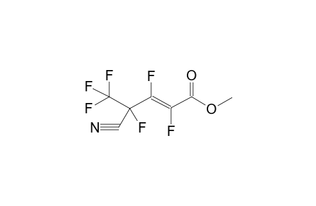 (E)-PERFLUORO-1-CARBOMETHOXY-3-CYANO-1-BUTENE