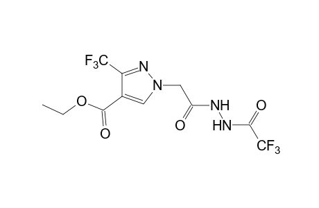 1-{{[2-(trifluoroacetyl)hydrazino]carbonyl}methyl}-3-(trifluoromethyl)pyrazole-4-carboxylic acid, ethyl ester