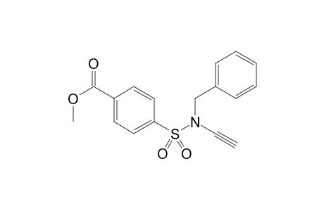 Methyl 4-(N-benzyl-N-ethynylsulfamoyl)benzoate