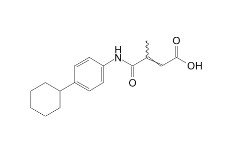 3-[(p-Cyclohexylphenyl)carbamoyl]crotonic acid