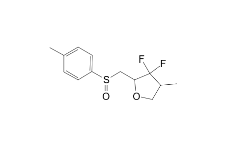 2-(4-Methylphenylthioxomethyl)-3,3-difluoro-4-methyltrtrahydrofurane