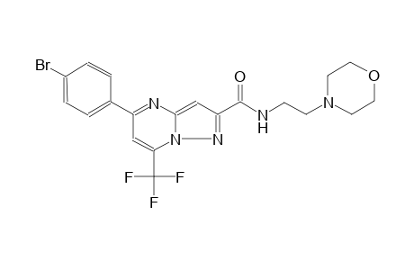 5-(4-bromophenyl)-N-[2-(4-morpholinyl)ethyl]-7-(trifluoromethyl)pyrazolo[1,5-a]pyrimidine-2-carboxamide