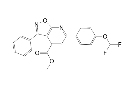 isoxazolo[5,4-b]pyridine-4-carboxylic acid, 6-[4-(difluoromethoxy)phenyl]-3-phenyl-, methyl ester