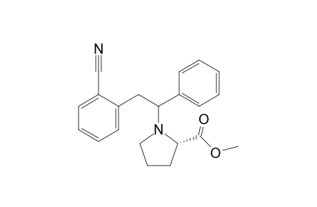 (2S)-Methyl 1-(1-phenyl-2-(2-cyanophenyl)ethyl)pyrrolidine-2-carboxylate