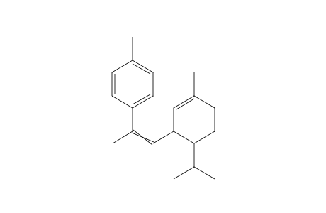4-Isopropyl-1-methyl-3-(2-p-tolyl-propenyl)-1-cyclohexene