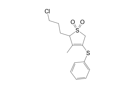 2-(3-Chloropropyl)-3-methyl-4-(phenylthio)-2,5-dihydrothiophene-1,1-dioxide