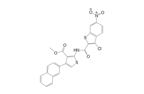 methyl 2-{[(3-chloro-6-nitro-1-benzothien-2-yl)carbonyl]amino}-4-(2-naphthyl)-3-thiophenecarboxylate