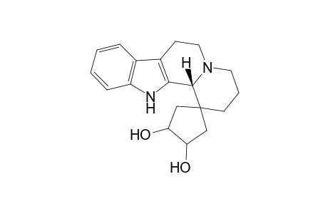 (R)-3',4',6',7',12',12b'-Hexahydro-spiro[cyclopentyl-1,1'-(2'H)-indolo[2,3-a]quinolizine]-3,4-diol