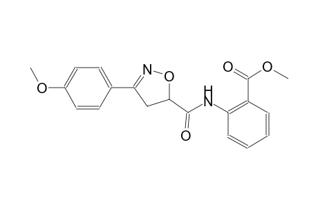 benzoic acid, 2-[[[4,5-dihydro-3-(4-methoxyphenyl)-5-isoxazolyl]carbonyl]amino]-, methyl ester