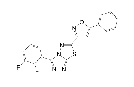 [1,2,4]triazolo[3,4-b][1,3,4]thiadiazole, 3-(2,3-difluorophenyl)-6-(5-phenyl-3-isoxazolyl)-