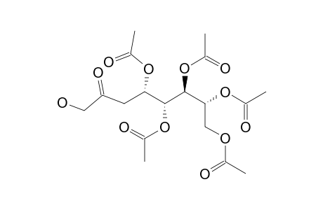 (THREO)-4,5,6,7,8-PENTA-O-ACETYL-3-DEOXY-D-GLUCO-2-OCTULOSE