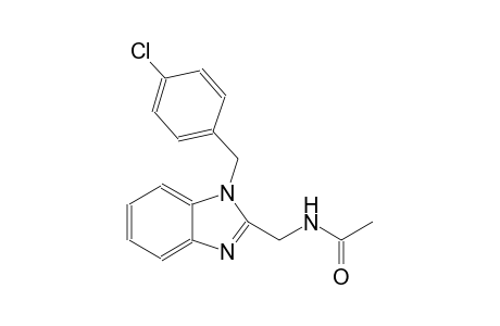 acetamide, N-[[1-[(4-chlorophenyl)methyl]-1H-benzimidazol-2-yl]methyl]-
