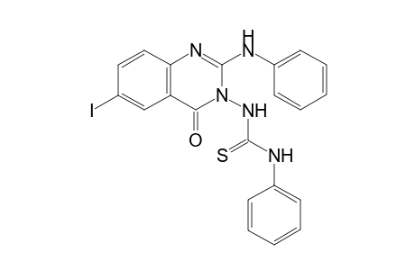 1-(6-iodo-4-oxo-2-(phenylamino)quinazolin-3(4H)-yl)-3-phenylthiourea