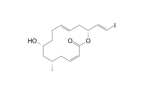 (3Z,6S,8R,11E,14R)-8-Hydroxy-14-((E)-2-iodovinyl)-6-methyloxacyclotetradeca-3,11-dien-2-one