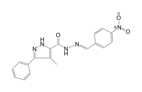1H-pyrazole-5-carboxylic acid, 4-methyl-3-phenyl-, 2-[(E)-(4-nitrophenyl)methylidene]hydrazide