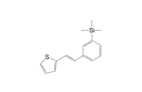 (E)-Trimethyl-(3-(2-(thiophen-2-yl)-vinyl)-phenyl)-silane