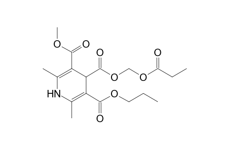 3-Methyl 4-[(propionyloxy)methyl] 5-propyl 2,6-dimethyl-1,4-dihydro-3,4,5-pyridinetricarboxylate