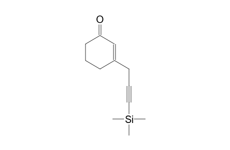 3-(3-Trimethylsilanyl-prop-2-ynyl)-cyclohex-2-enone