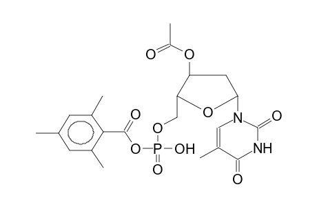 3'-O-ACETYLDEOXYTHYMIDINE-5'-(2,4,6-TRIMETHYLBENZOYL)PHOSPHATE