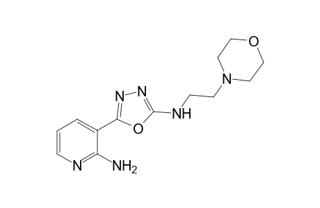 5-(2-Amino-3-pyridyl)-2-(mprpholinethylamino)-1,3,4-oxadiazole