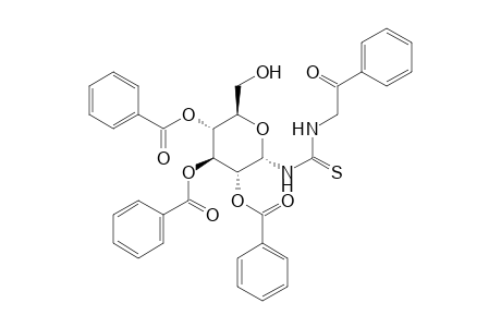 N-Phenacyl-N'-(2,3,4-tri-O-benzoyl-.beta.D-glucopyranosyl)thiourea