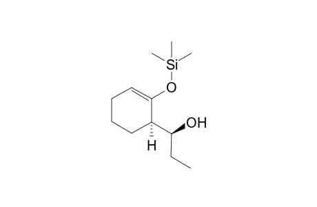 anti-3-(1-Hydroxypropyl)-2-trimethylsiloxycyclohexene