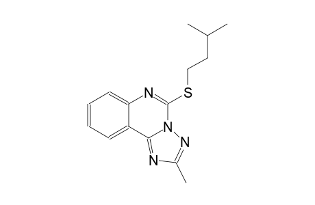 [1,2,4]triazolo[1,5-c]quinazoline, 2-methyl-5-[(3-methylbutyl)thio]-