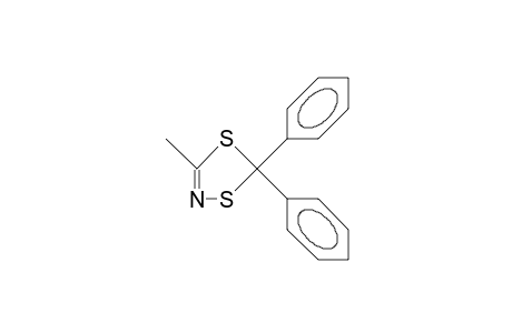 3-Methyl-5,5-diphenyl-5H-1,4,2-dithiazole