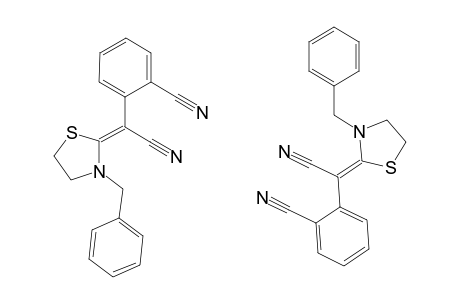 2-(3-BENZYLTHIAZOLIDIN-2-YLIDENE)-2-(2-CYANOPHENYL)-ACETONITRILE