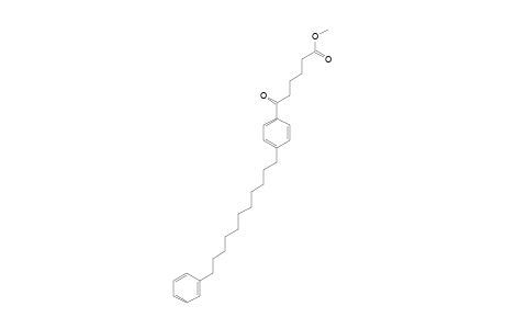 Methyl 6-oxo-6-[4-(11-phenylundecyl)phenyl]hexanoate