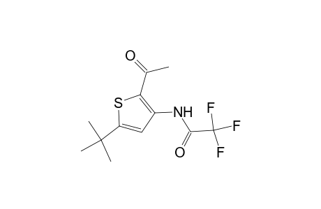 Acetamide, 2,2,2-trifluoro-N-(2-acetyl-5-tert-butyl)-3-thienyl)-