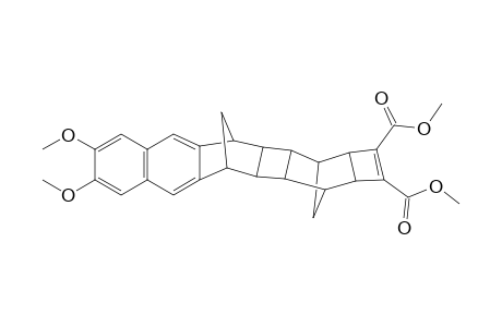 6,7-Dicarbomethoxy-15,16-dimethoxyoctacyclo[10.10.1,1(4,9).0(2,11).0(3,10).0(5,8).0(15,20).0(13,22)]tetracosa-6,13,15,17,19,21-hexene
