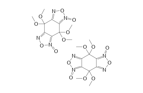 4,4,8,8-TETRAMETHOXY-4-H,8-H-BENZO-[1.2-C:4.5-C']-BIS-[1.2.5]-OXADIAZOLE-1,5-DIOXIDE;4,4,8,8-TETRAMETHOXY-4-H,8-H-BENZO-[1.