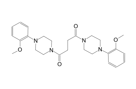 1-(2-methoxyphenyl)-4-{4-[4-(2-methoxyphenyl)-1-piperazinyl]-4-oxobutanoyl}piperazine