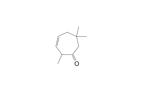 3-Cyclohepten-1-one, 2,6,6-trimethyl-