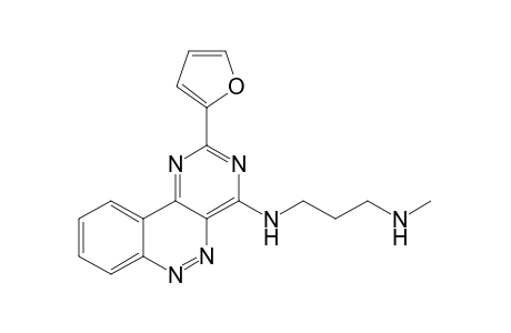N-[2-(2-Furyl)pyrimido[5,4-c]cinnolin-4-yl]-N'-methylpropane-1,3-diamine