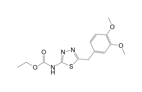 carbamic acid, [5-[(3,4-dimethoxyphenyl)methyl]-1,3,4-thiadiazol-2-yl]-, ethyl ester