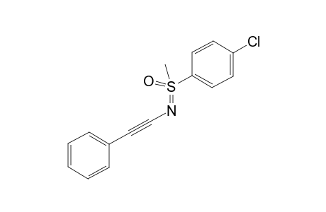 N-Phenylethynyl-S-methyl-S-(4-chloro-phenyl)sulfoximine