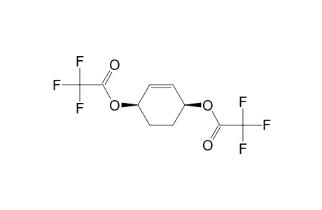Acetic acid, trifluoro-, 2-cyclohexene-1,4-diyl ester, cis-