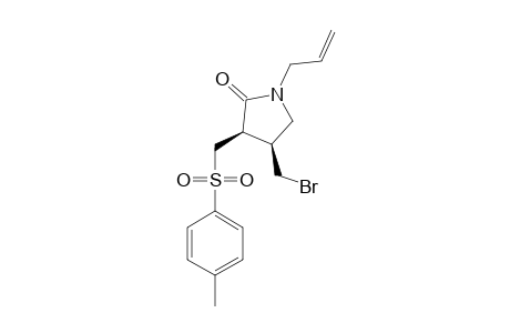 N-ALLYL-4-(BROMOMETHYL)-3-(TOSYLMETHYL)-2-PYRROLIDONE