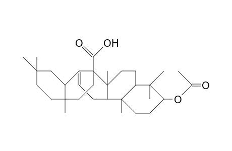 3.alpha.-Acetoxyolean-12-en-27-oic-acid